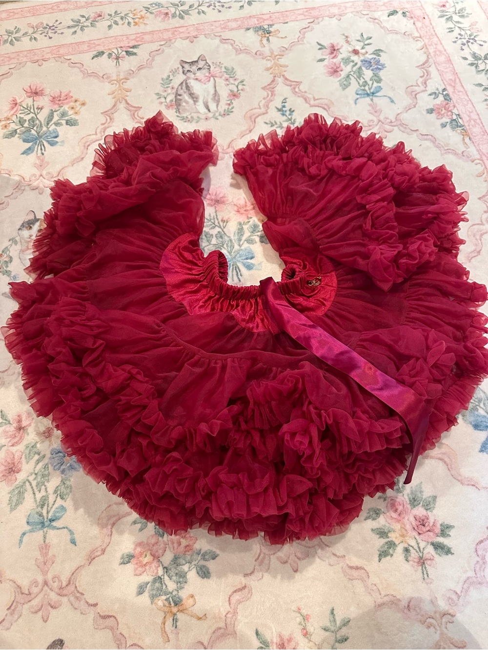 Raspberry Ruffle Pettiskirt / Tutu